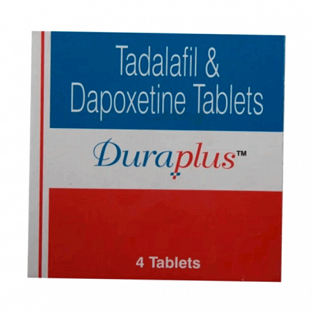 Тадалафил   Дапоксетин Дураплюс (Duraplus) 10 30мг табл. №4